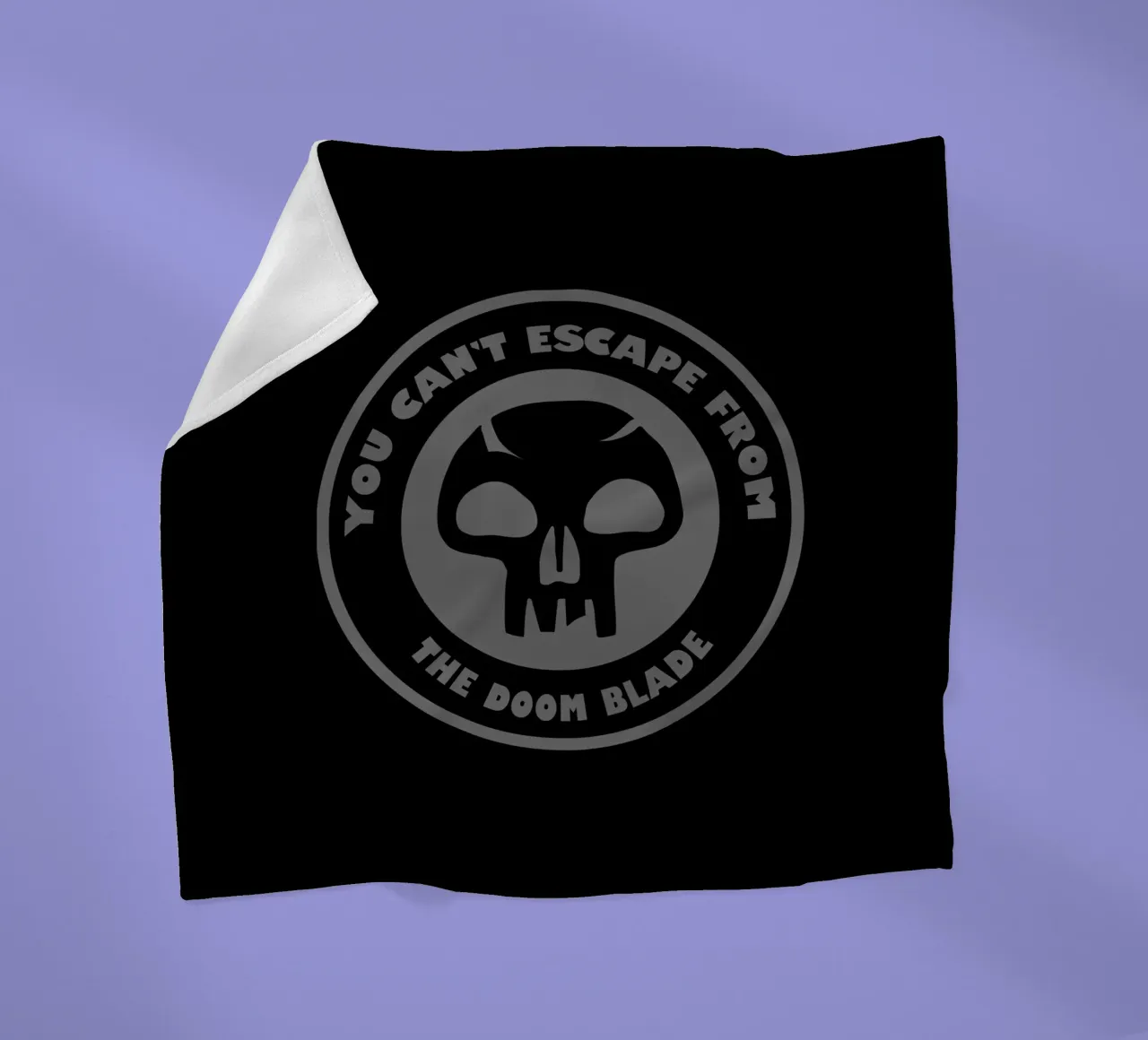 You can't escape from the doom blade fleece blanket by Loobs