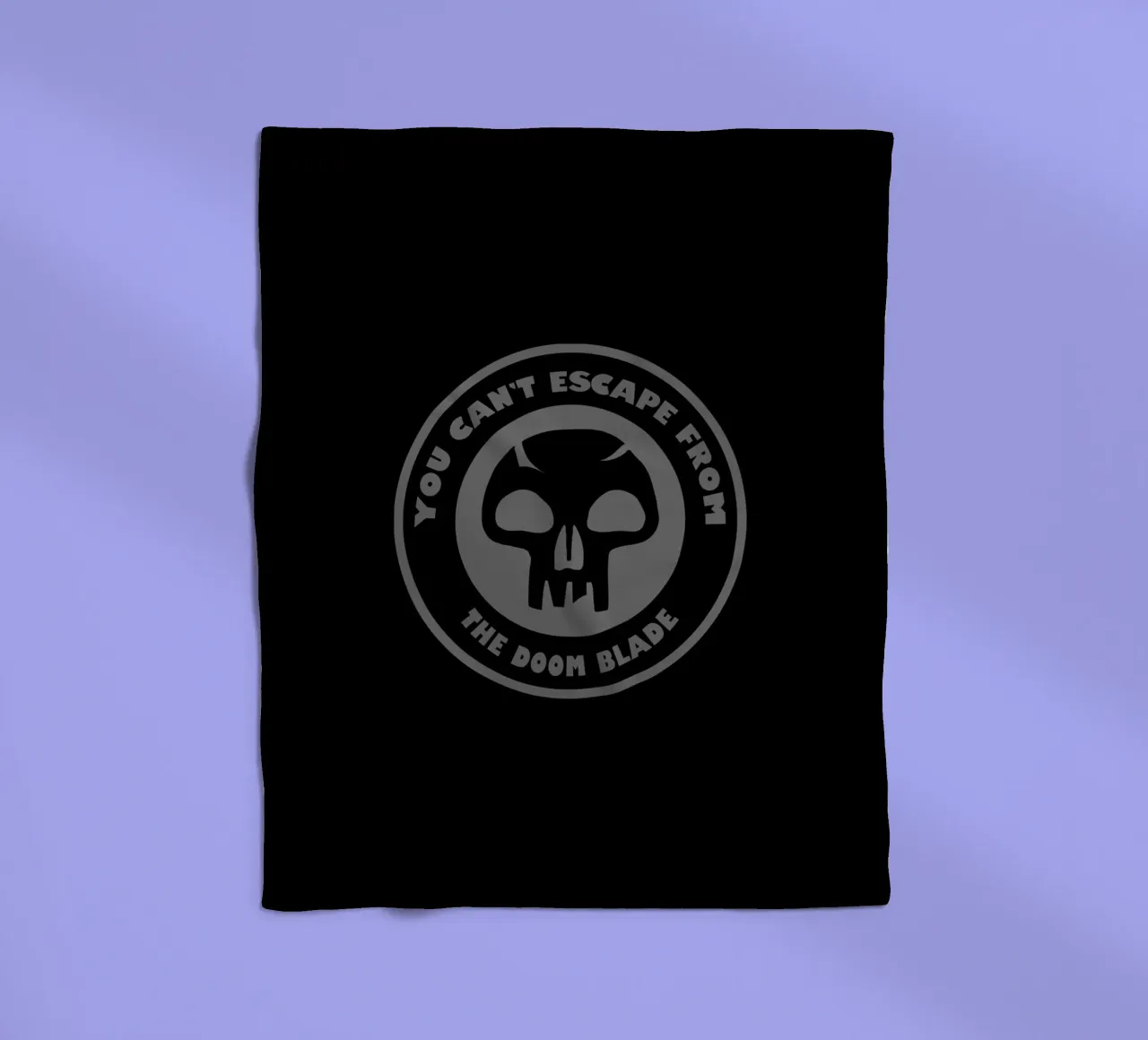 You can't escape from the doom blade fleece blanket by Loobs