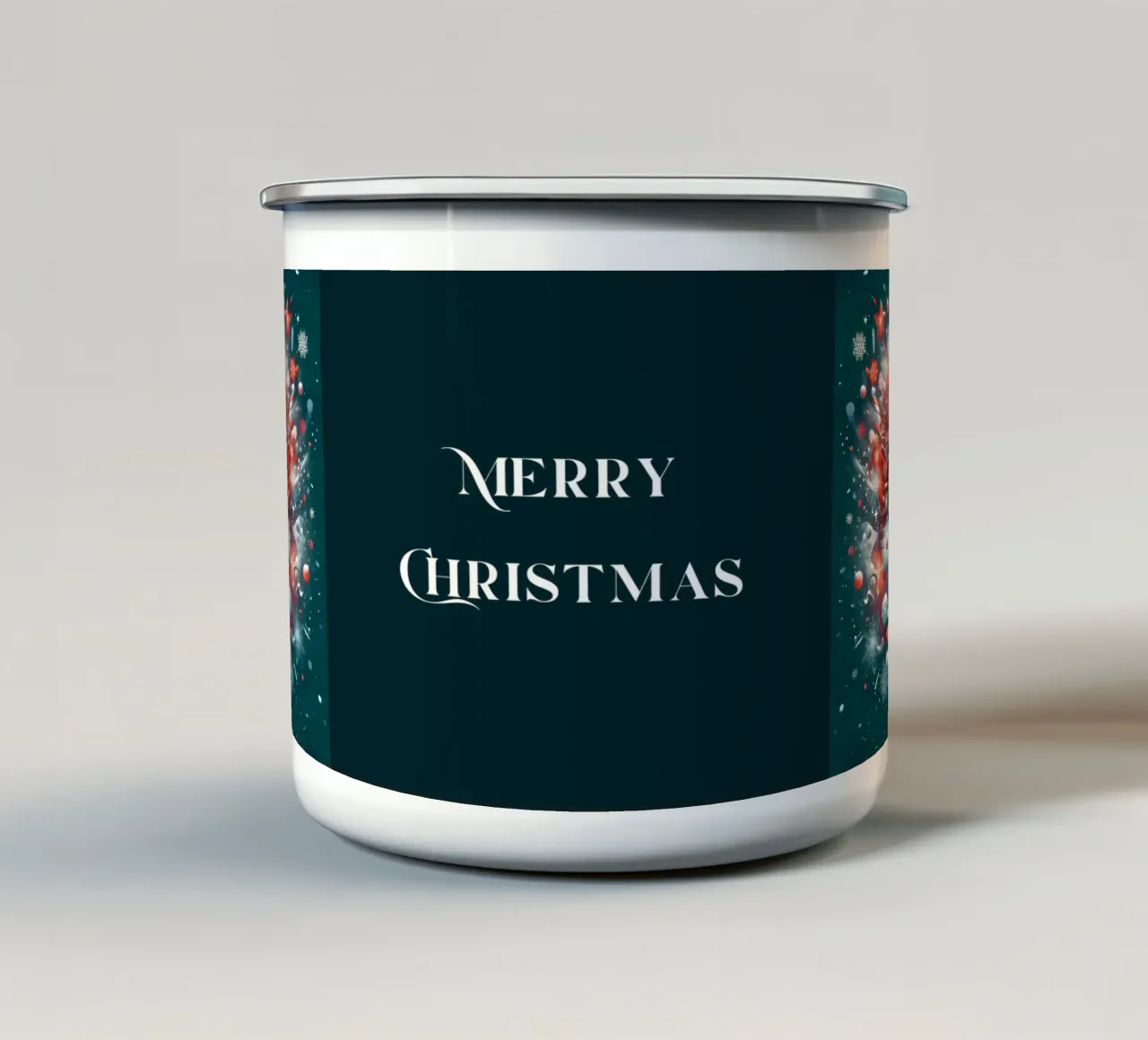 Starburst Santa tazza in smalto da Digital Naive