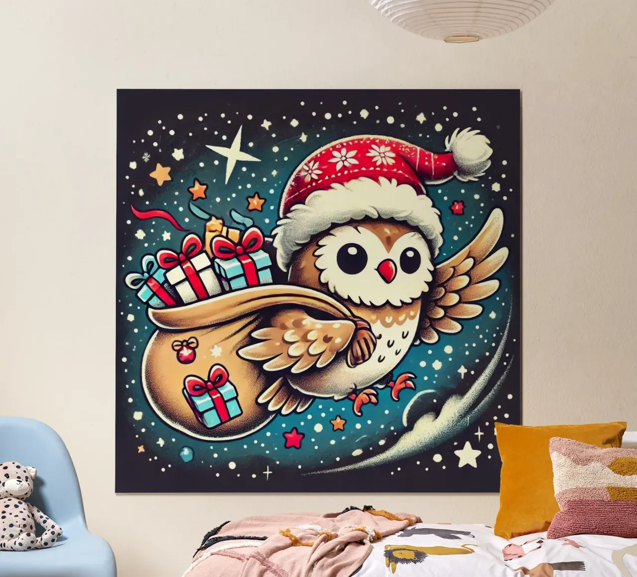 Owl Gift Courier hahnemühle by FluffyToons