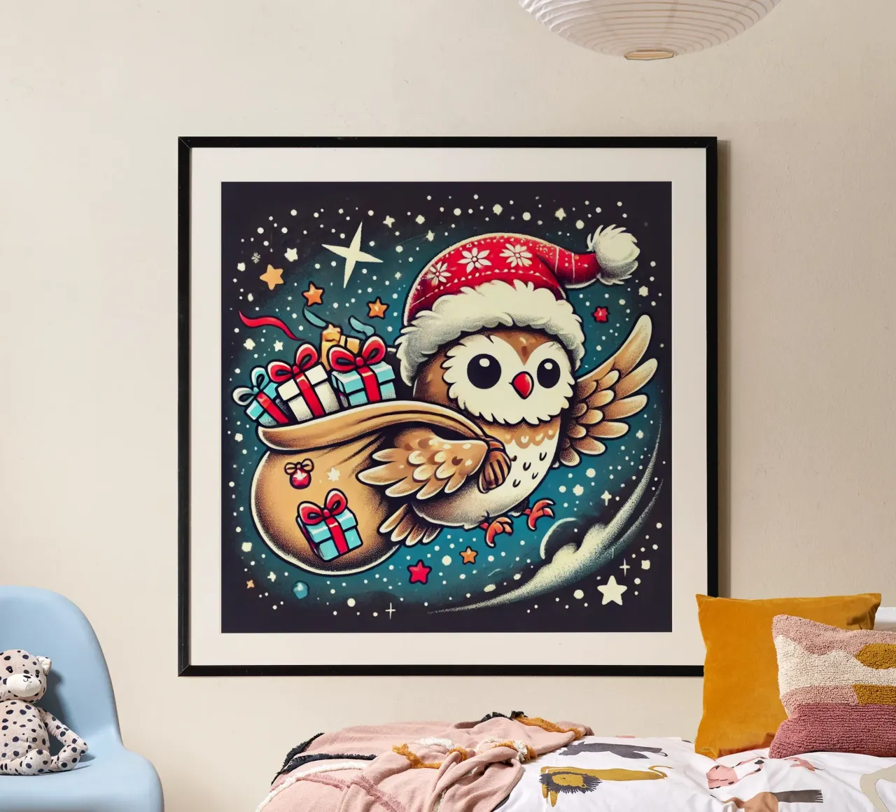 Owl Gift Courier hahnemühle by FluffyToons