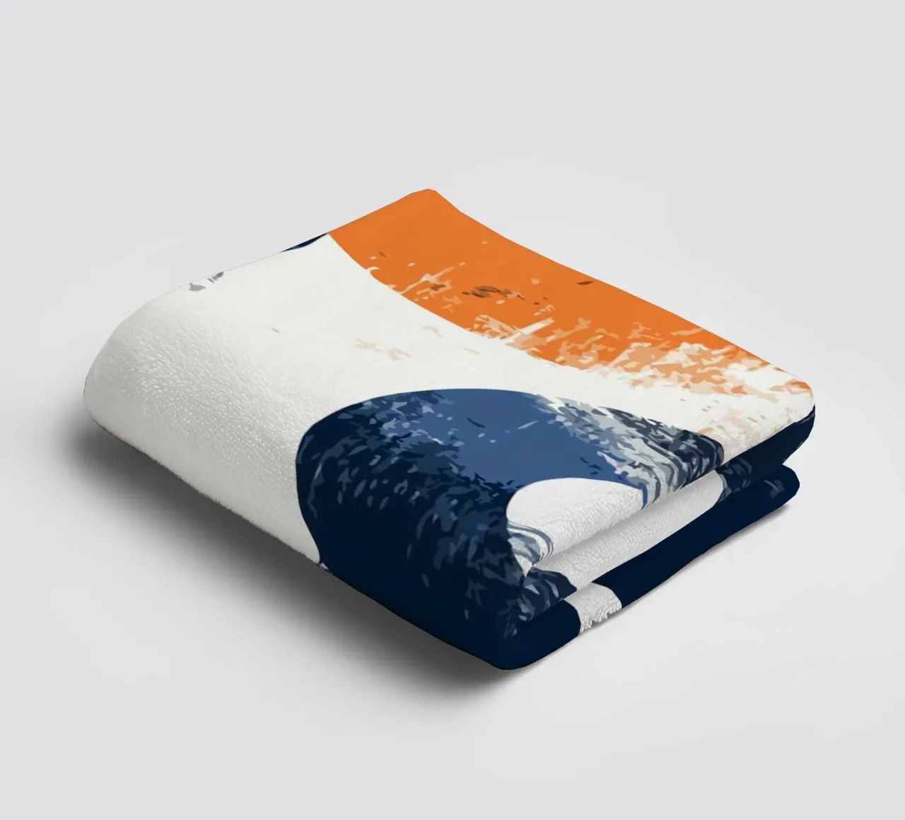 overlapping circles towel by ramosashop