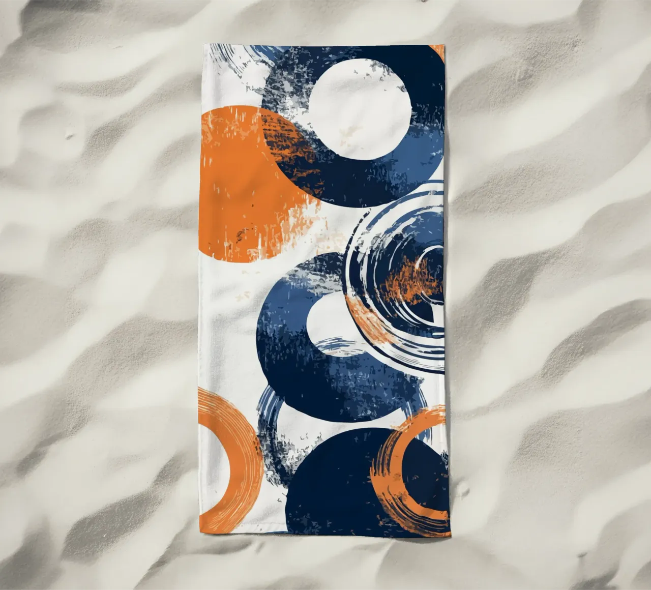 overlapping circles Strandtuch von ramosashop