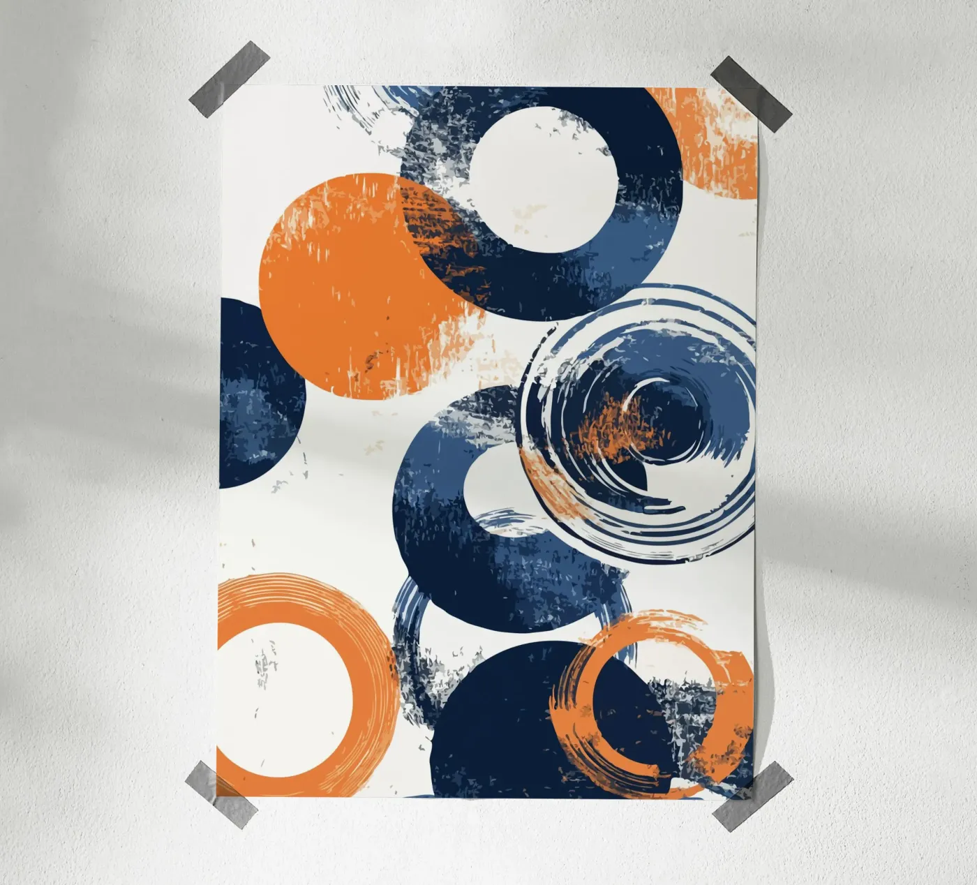 overlapping circles Poster von ramosashop