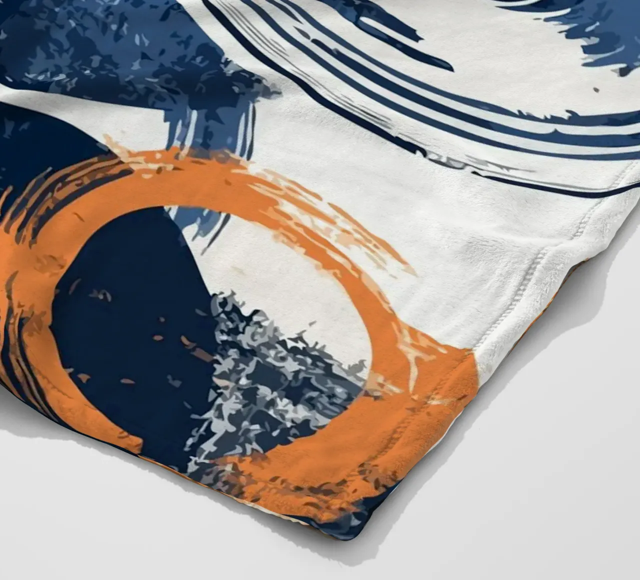 overlapping circles fleece blanket by ramosashop