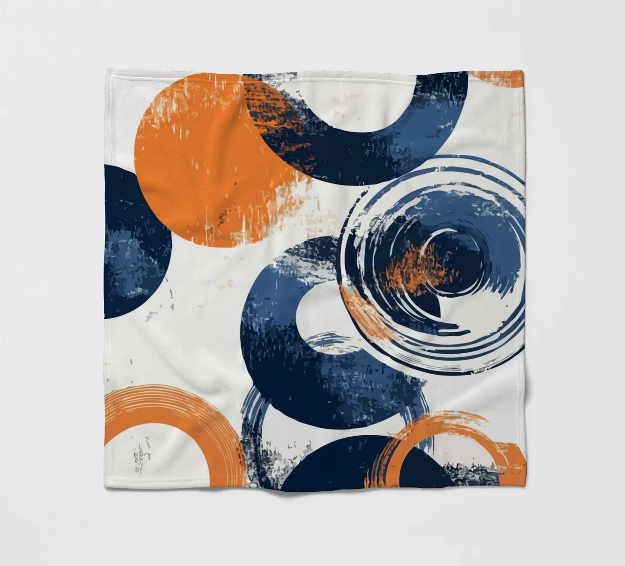 overlapping circles fleece blanket by ramosashop
