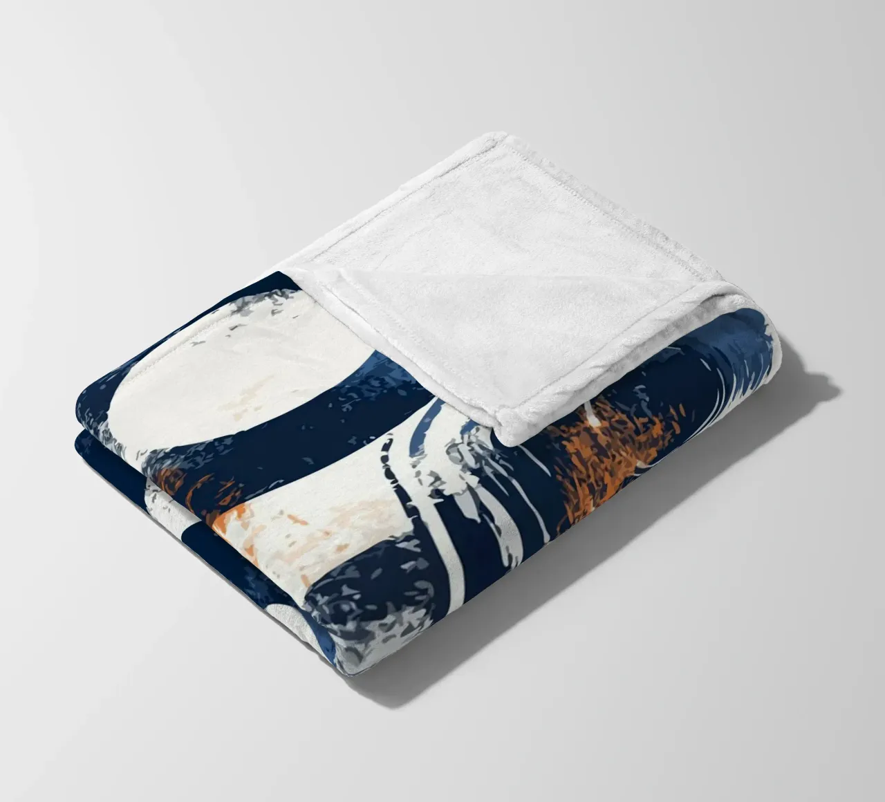 overlapping circles fleece blanket by ramosashop