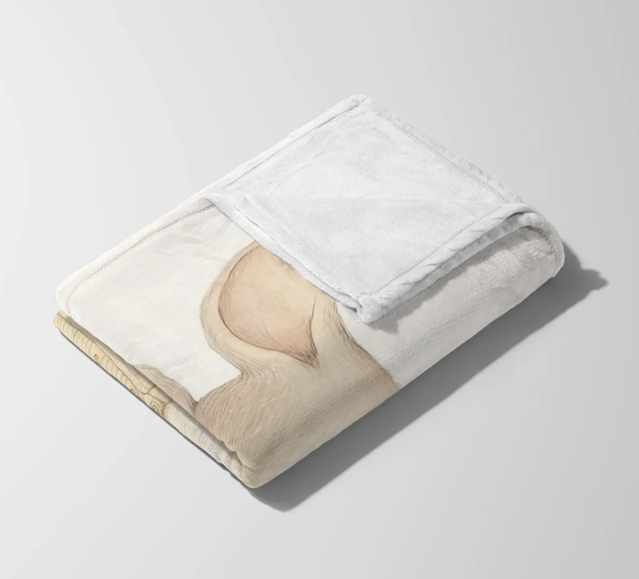 Peter Carino amore coniglietto coperta in pile da Carinaprint