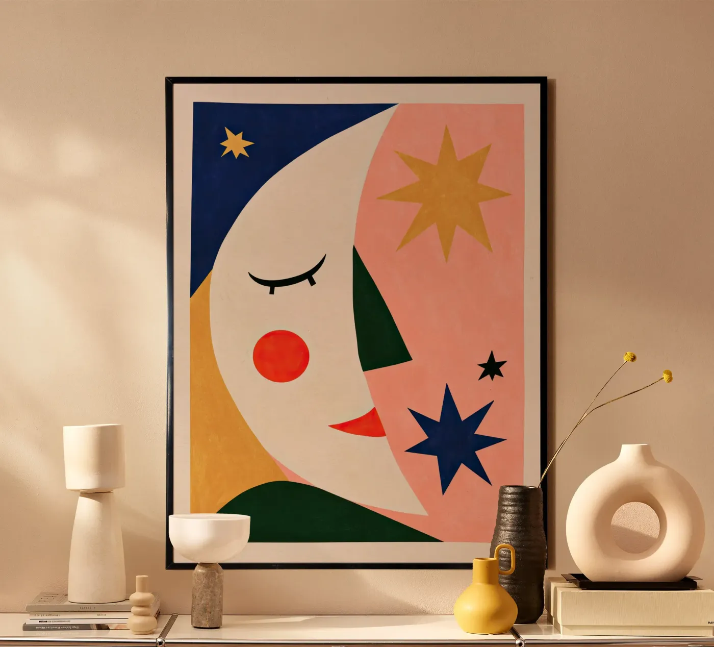 Luna e stelle poster da Gaite