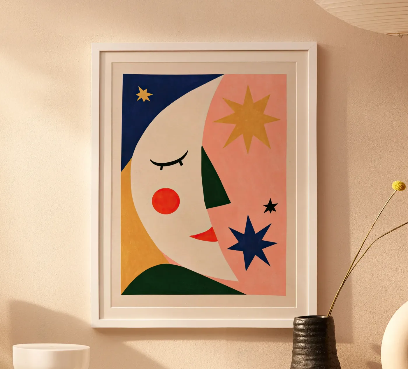 Luna e stelle poster da Gaite