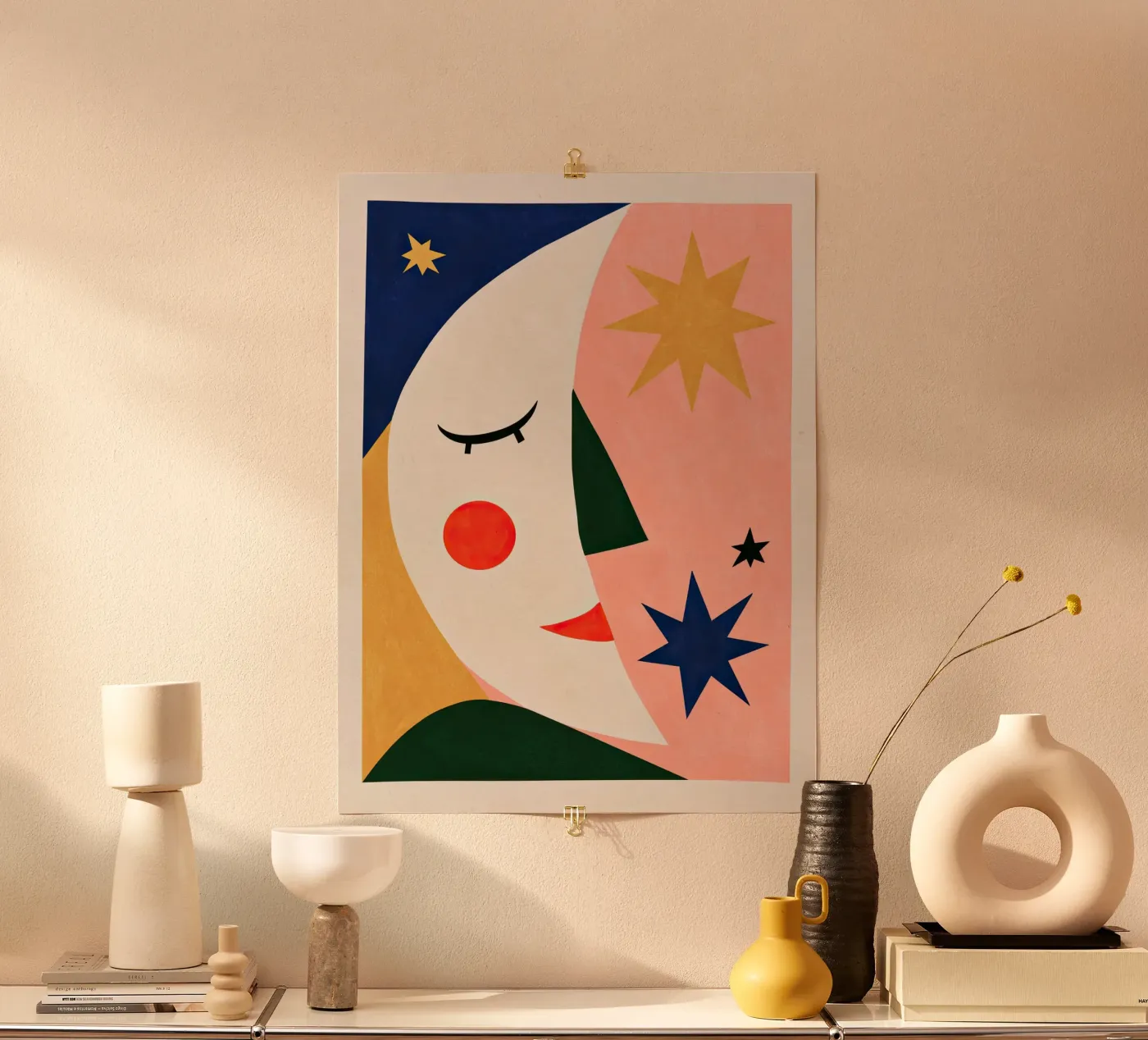 Luna e stelle poster da Gaite