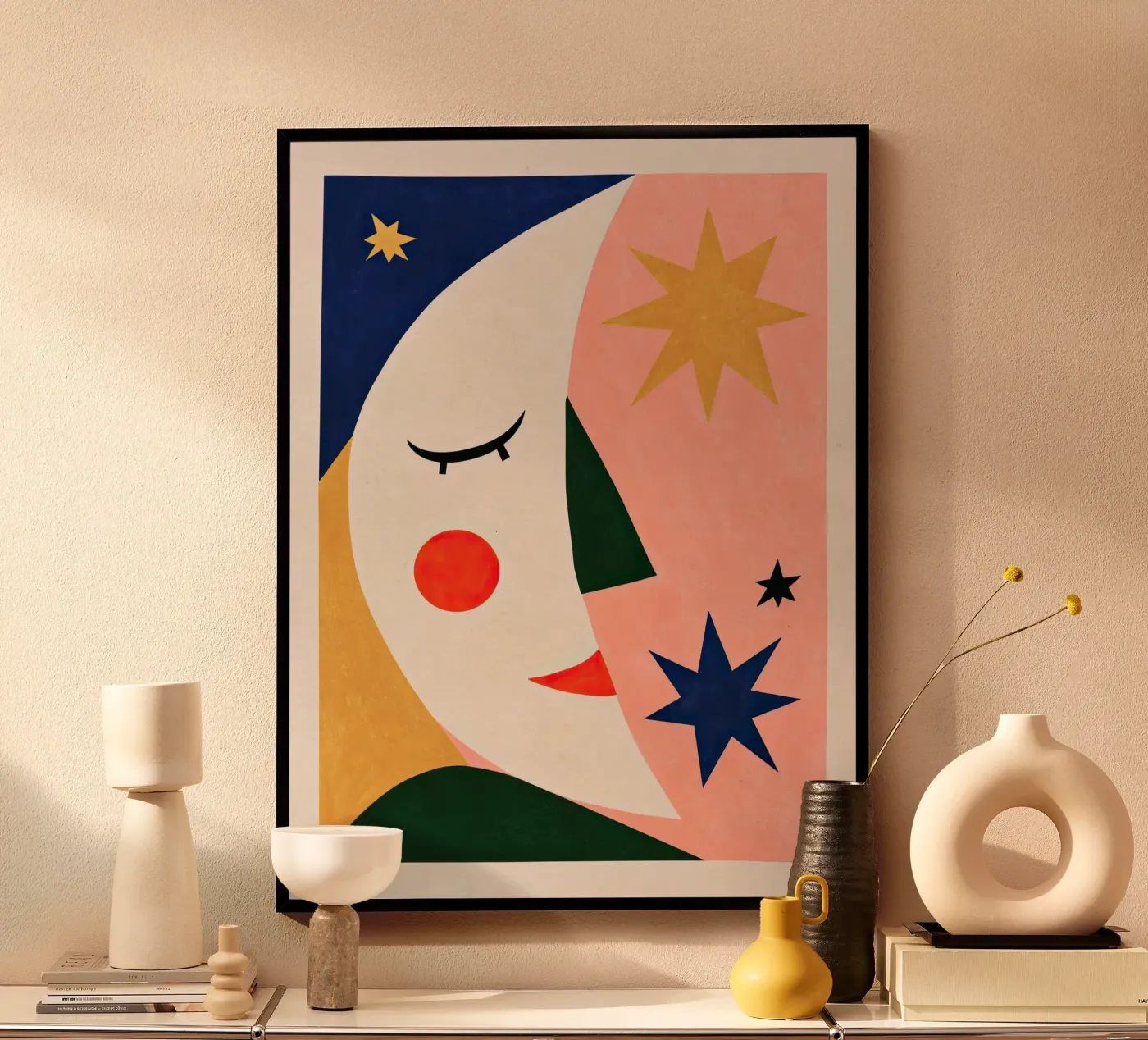 Luna e stelle poster da Gaite