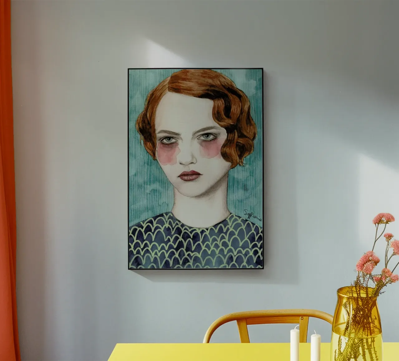 Sasha acrylic glass by Sofia Bonati