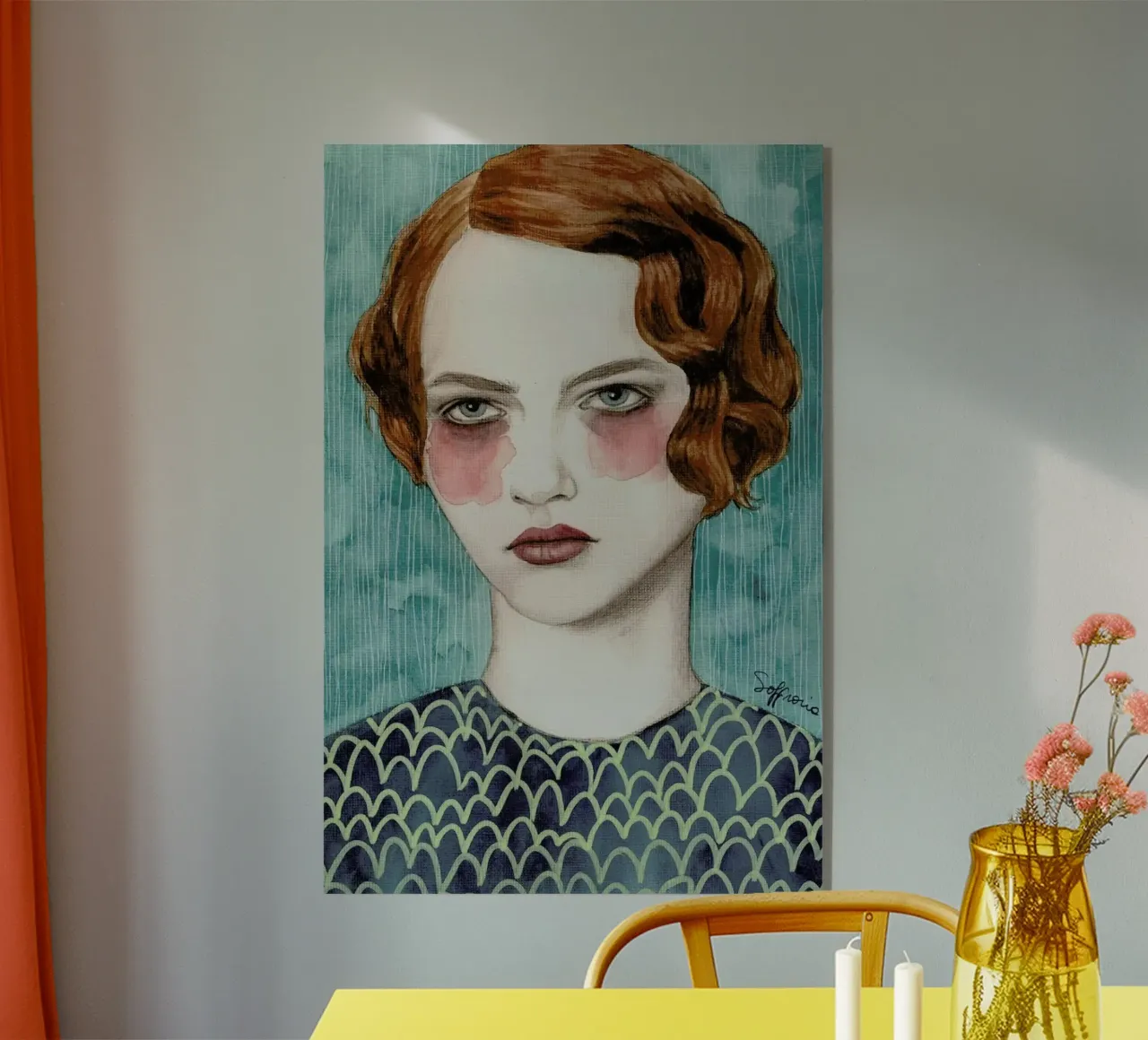 Sasha acrylic glass by Sofia Bonati