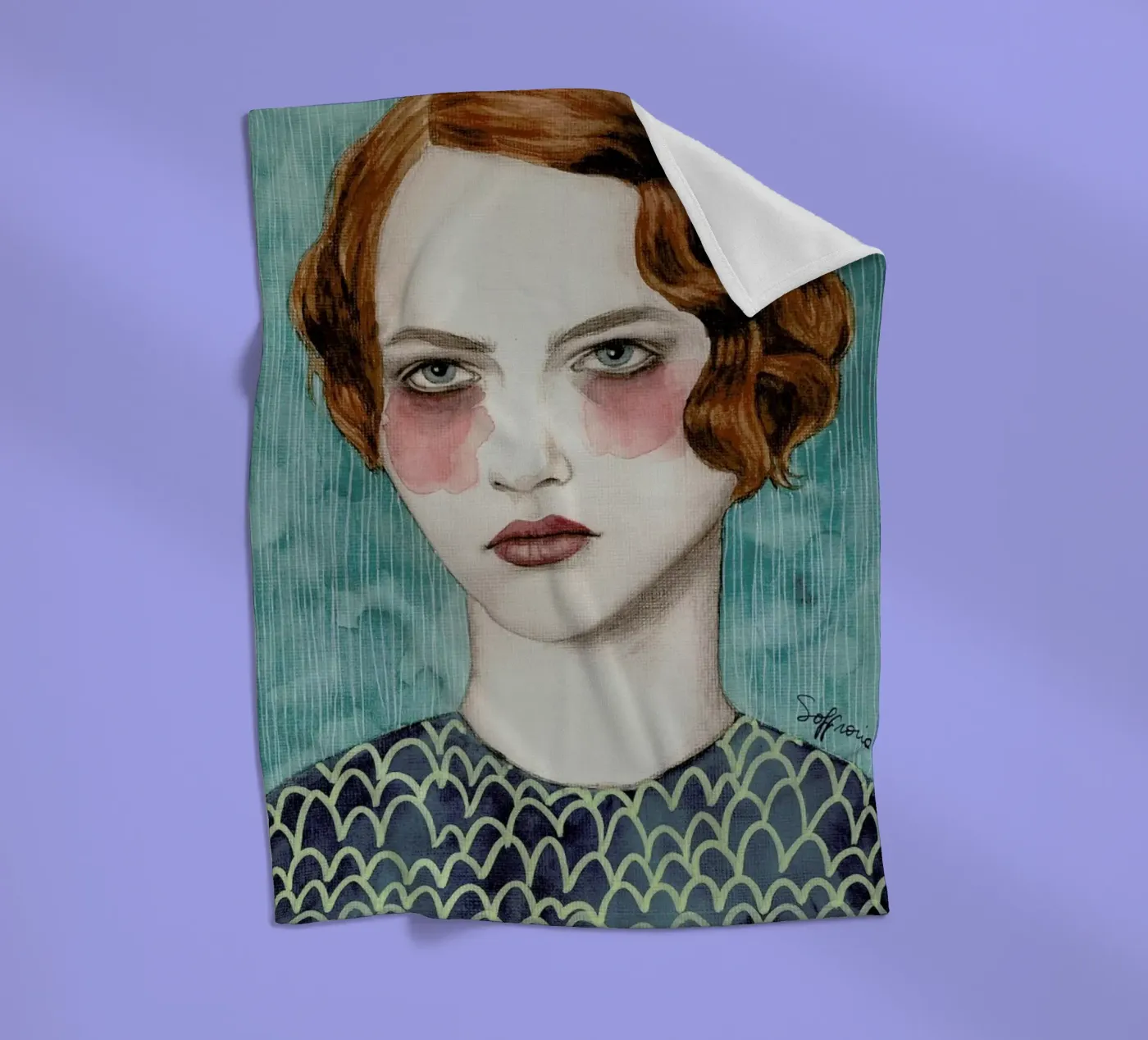 Sasha fleecedeken van Sofia Bonati