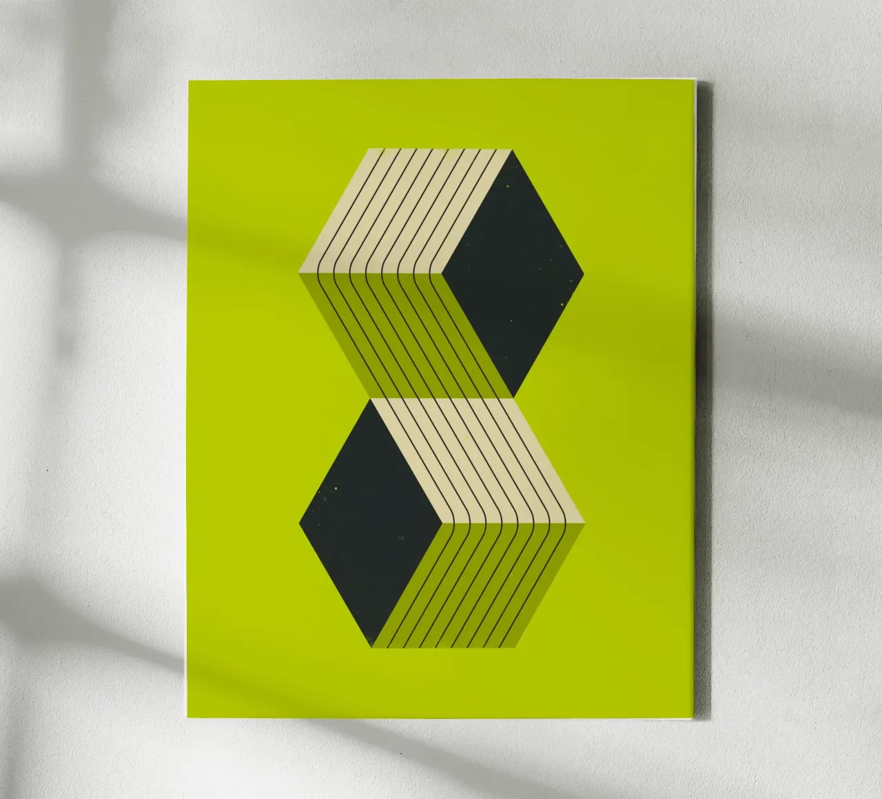 CUBES canvas by Jazzberry Blue