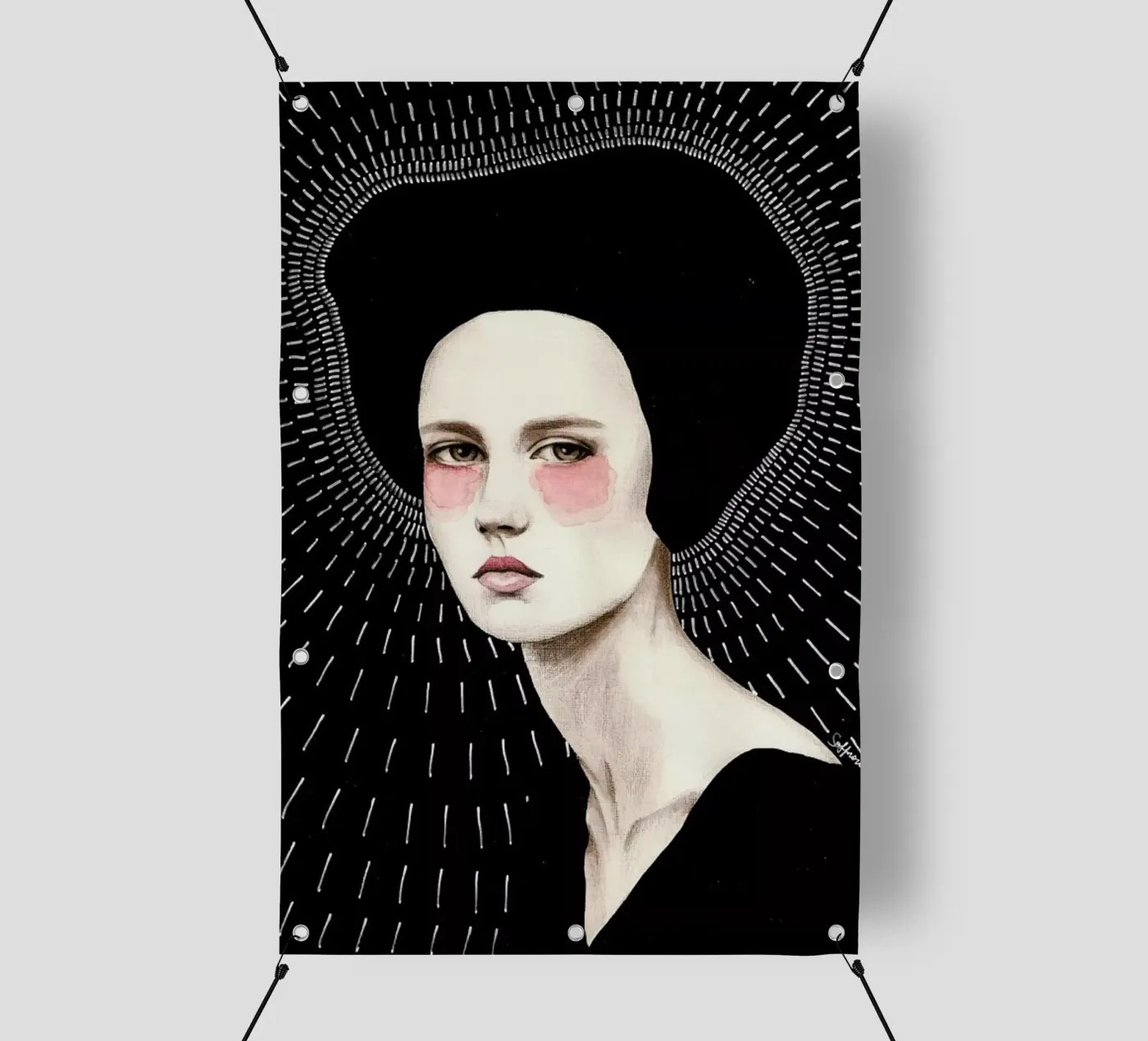 Freda pvc cover by Sofia Bonati