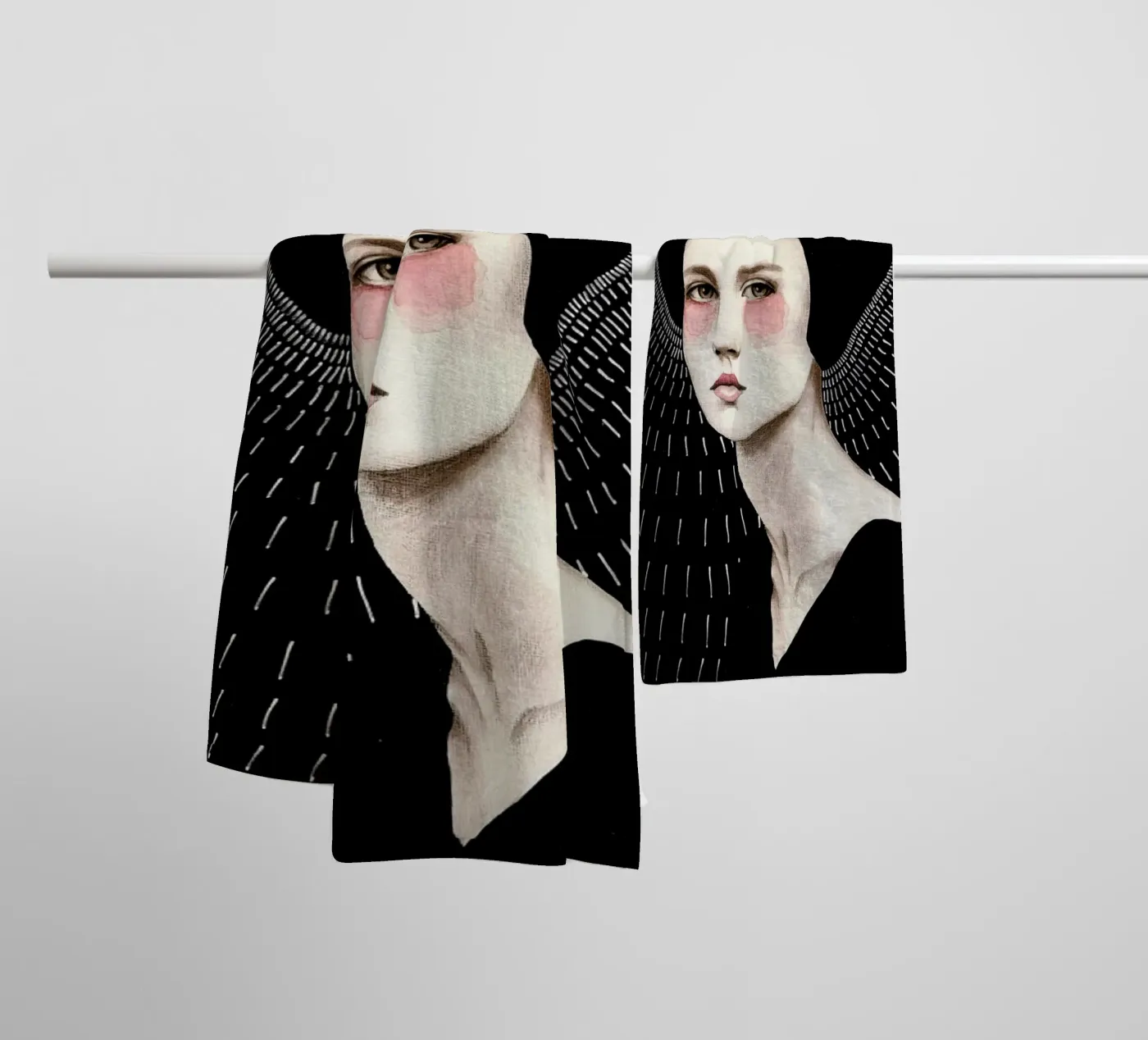 Freda badhanddoek van Sofia Bonati