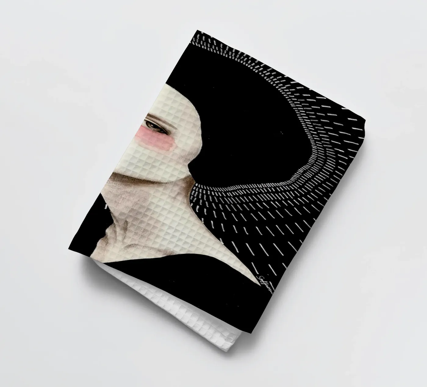 Freda tea towel by Sofia Bonati