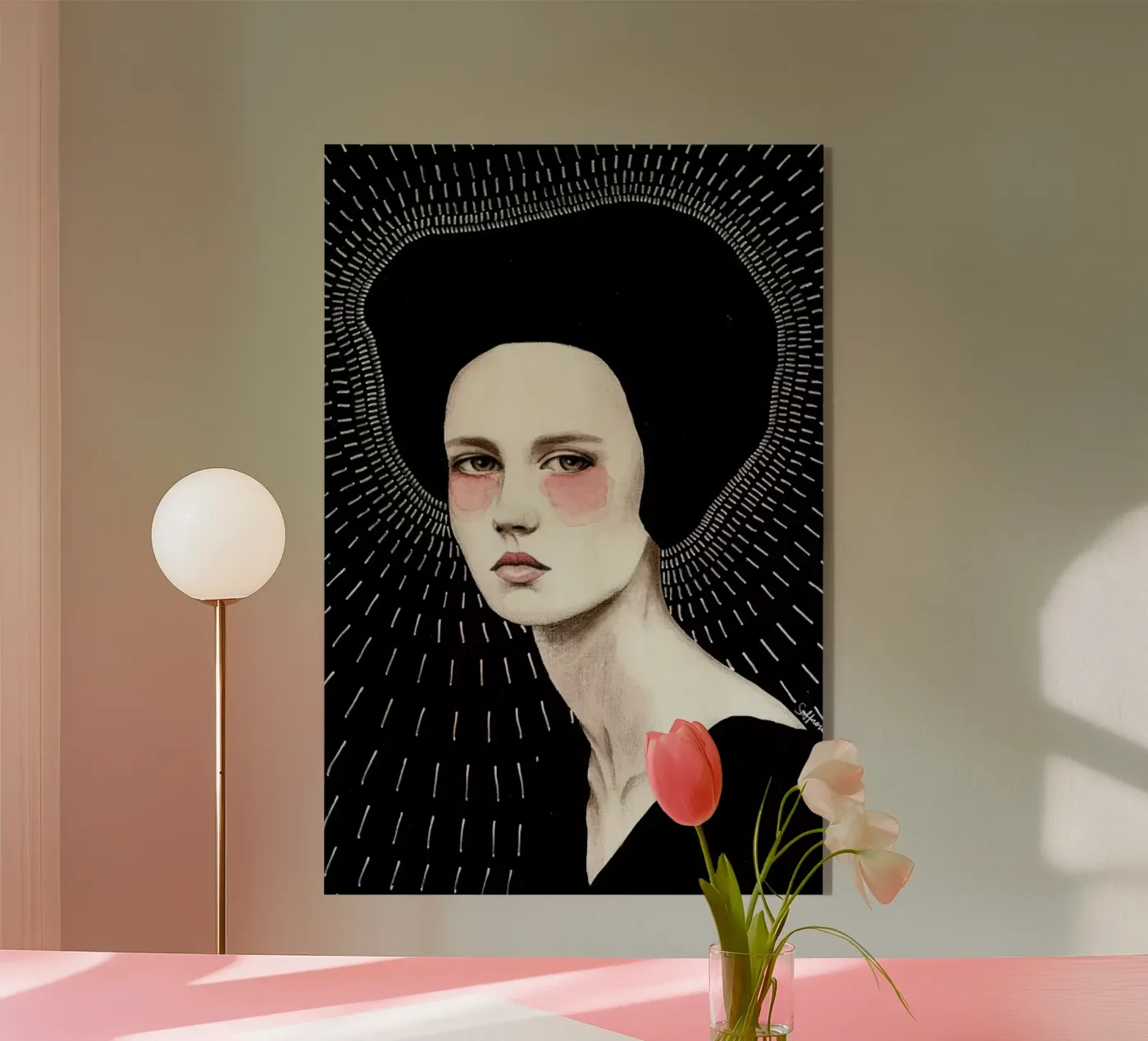 Freda Acryl-Glas von Sofia Bonati