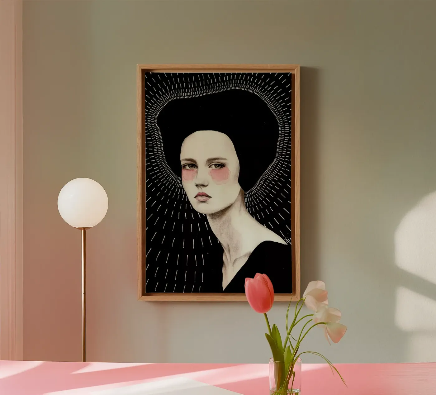 Freda canvas by Sofia Bonati