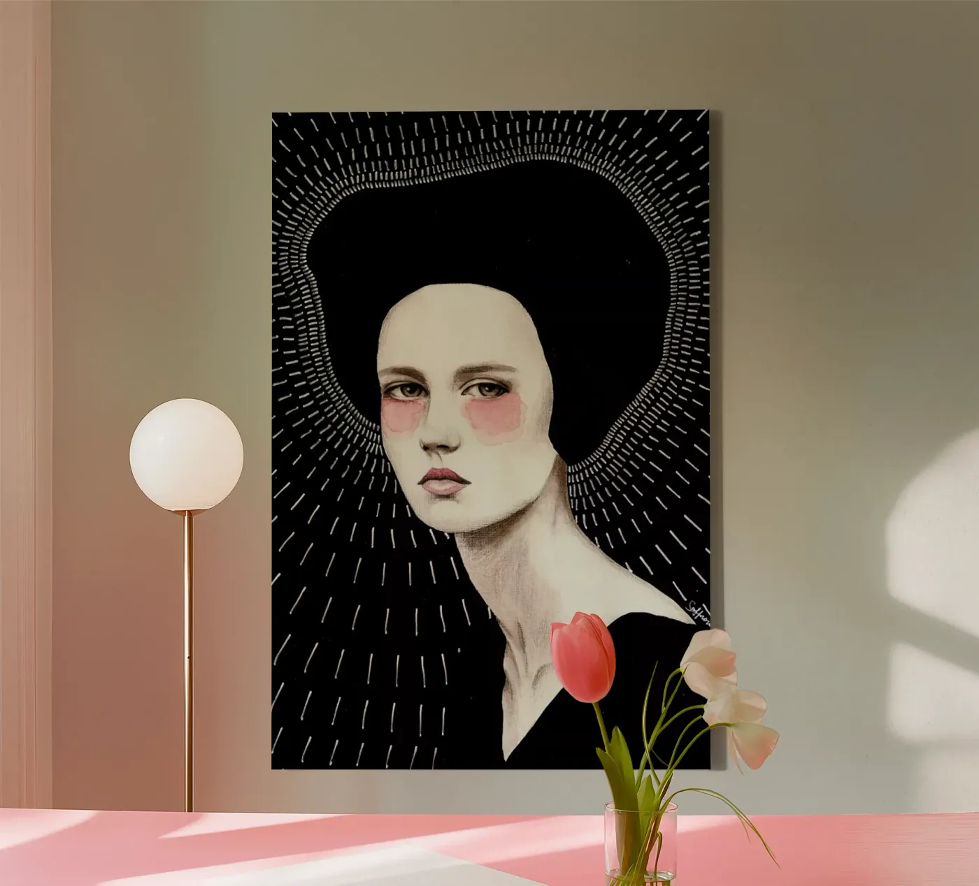 Freda canvas by Sofia Bonati