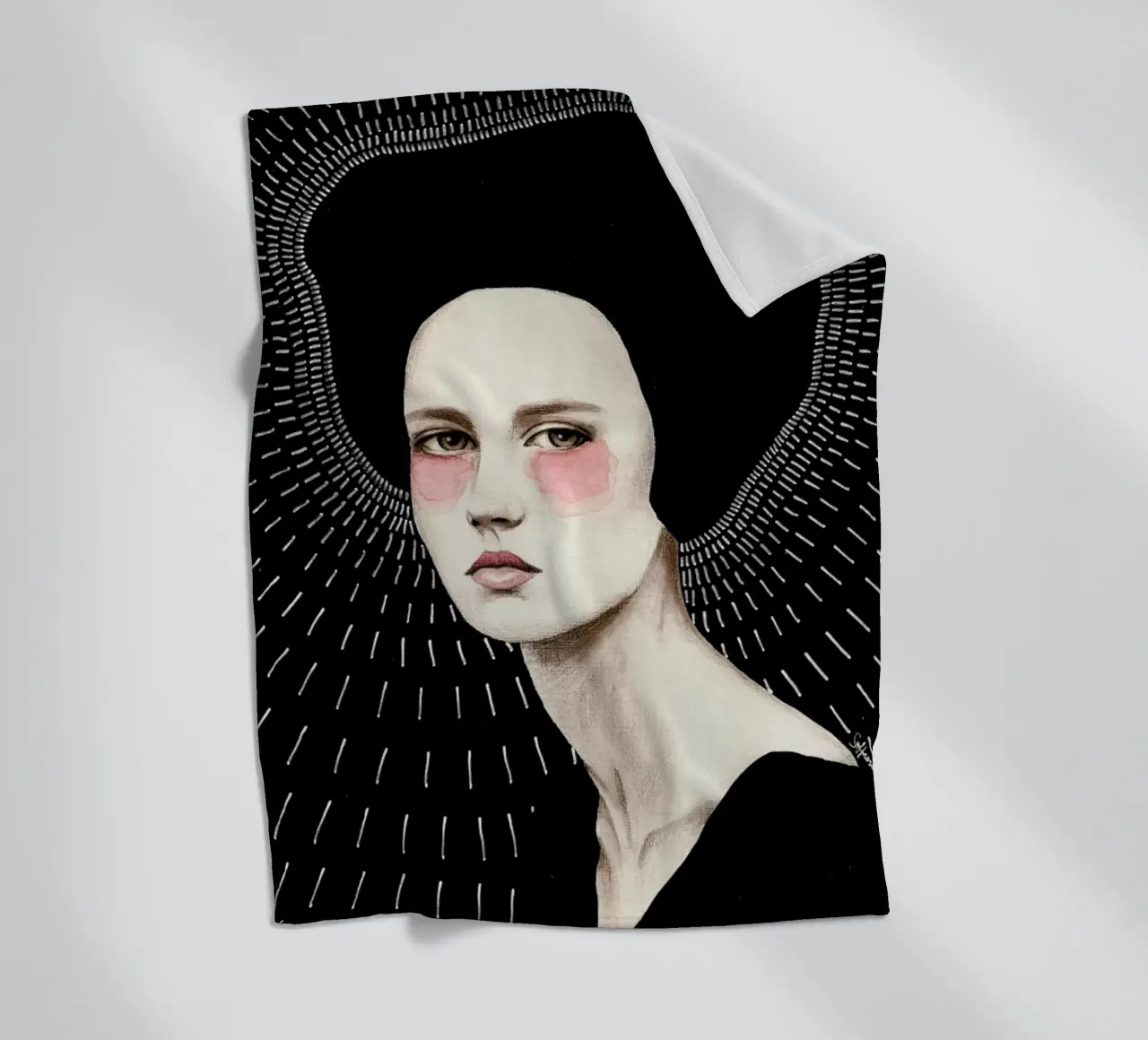 Freda Fleecedecke von Sofia Bonati