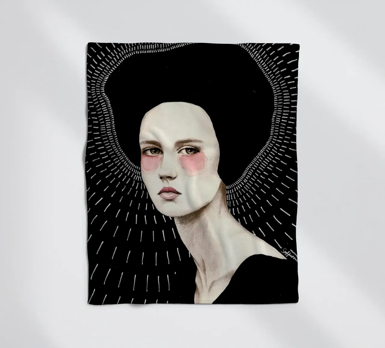 Freda Fleecedecke von Sofia Bonati