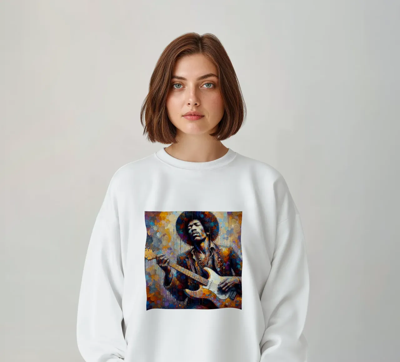 JImi Hendrix con colori intricati felpa da ARTVI-SHOP
