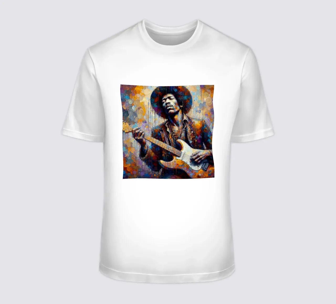 JImi Hendrix con colori intricati t-shirt da ARTVI-SHOP