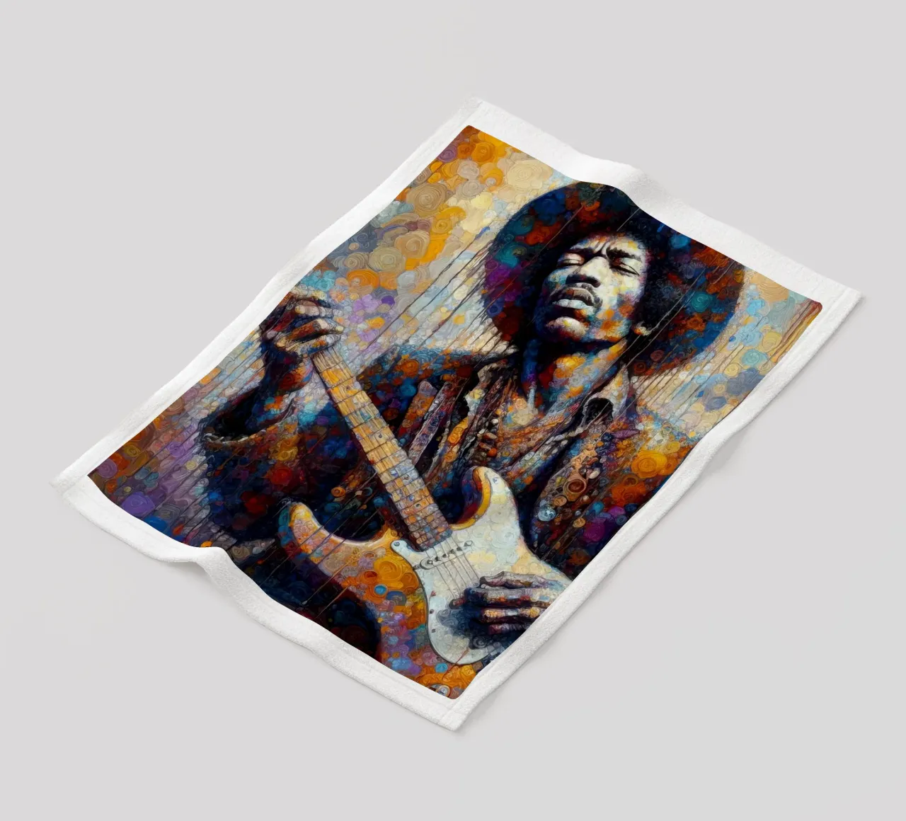 JImi Hendrix con colori intricati coperta in pile da ARTVI-SHOP