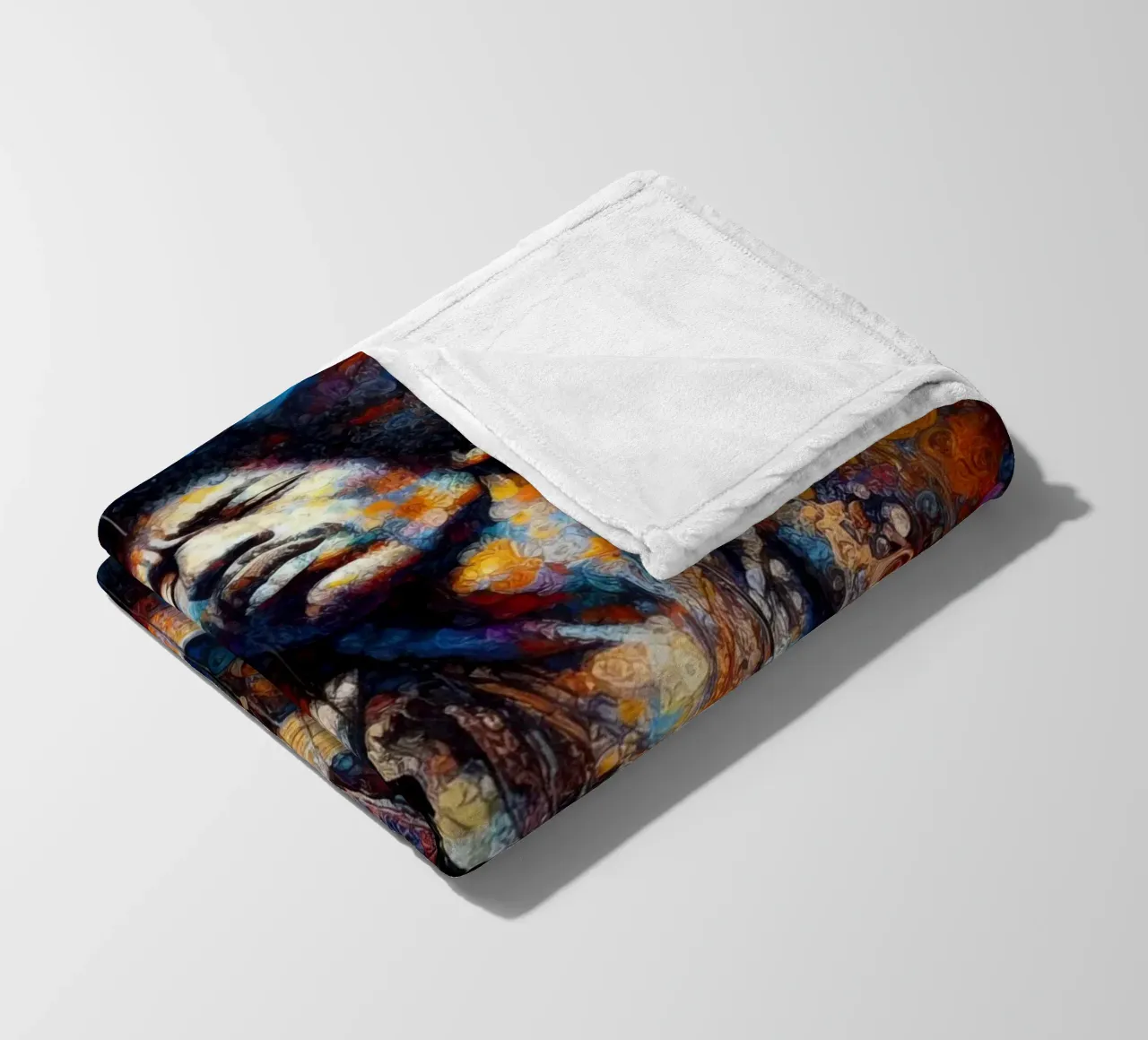 JImi Hendrix con colori intricati coperta in pile da ARTVI-SHOP
