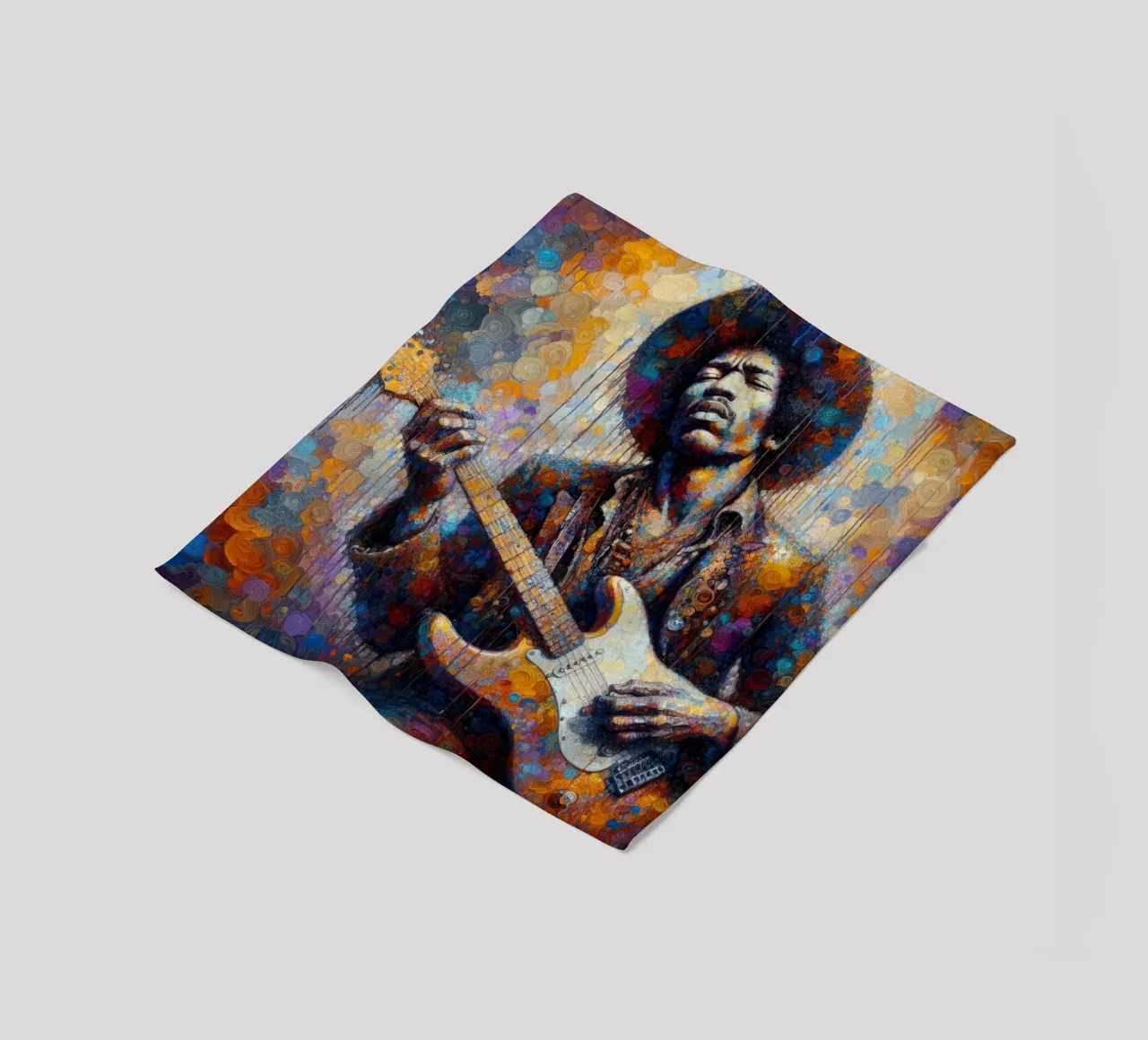 JImi Hendrix con colori intricati coperta in pile da ARTVI-SHOP
