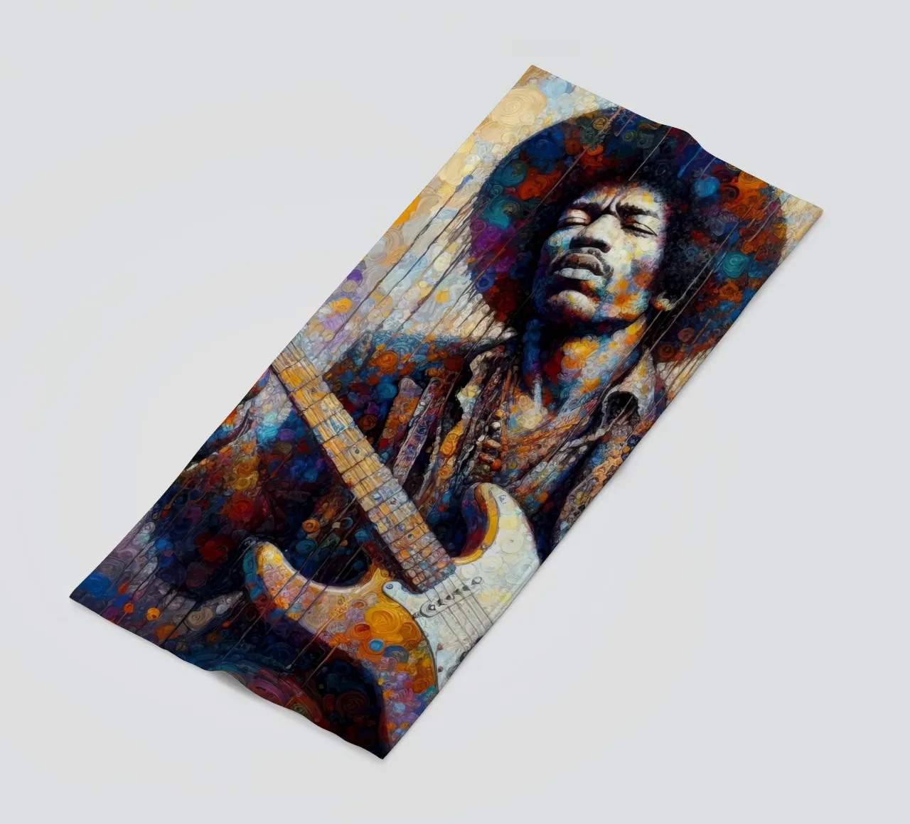 JImi Hendrix con colori intricati telo mare da ARTVI-SHOP