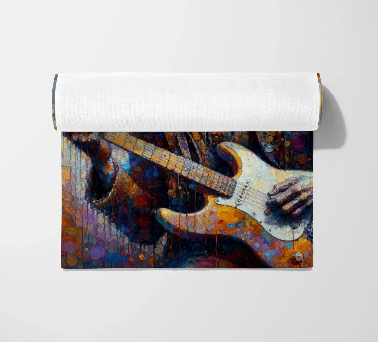 JImi Hendrix con colori intricati telo mare da ARTVI-SHOP