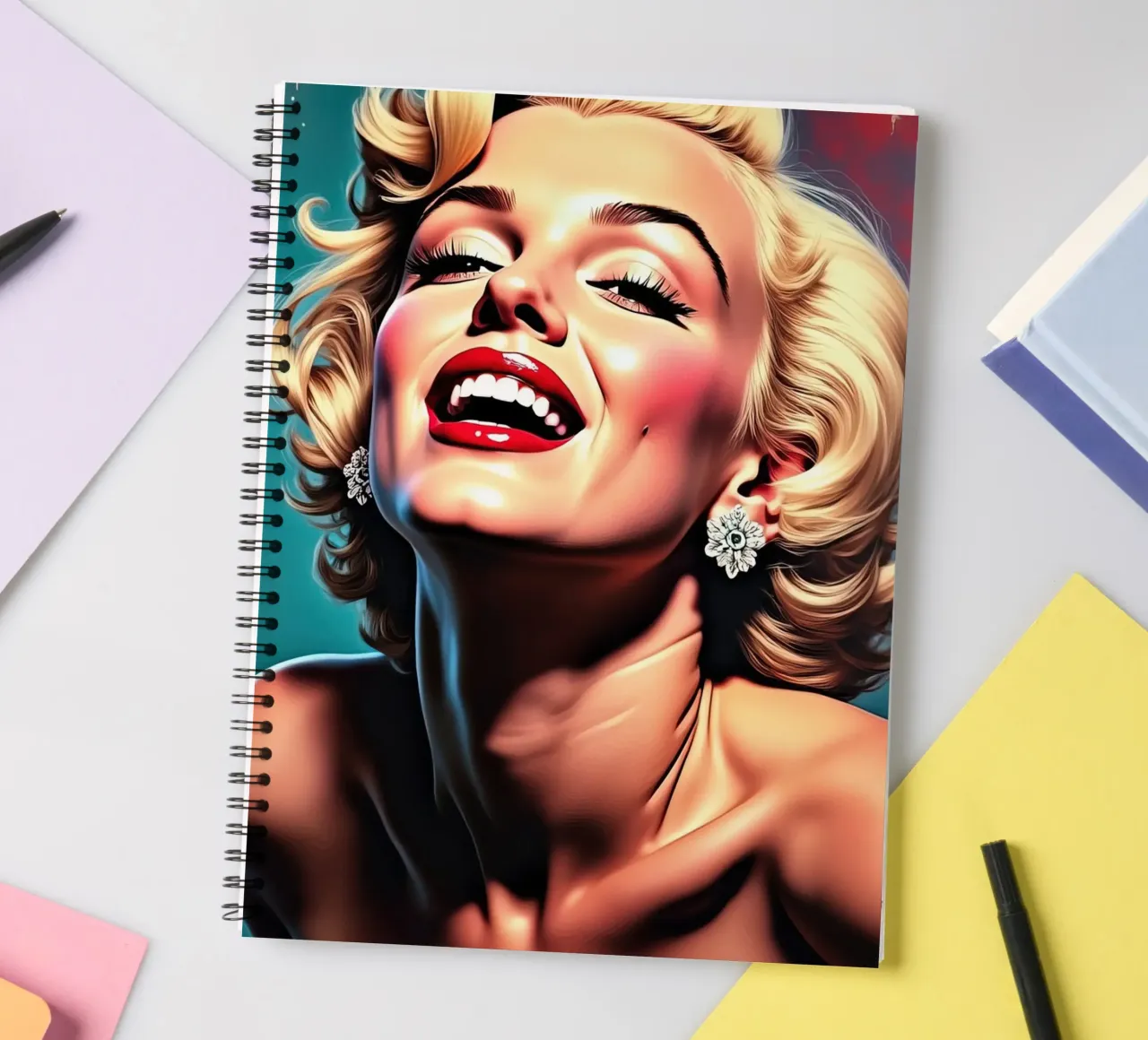 marilyn monroe spiral notebook by 🎁 ARTVI-SHOP