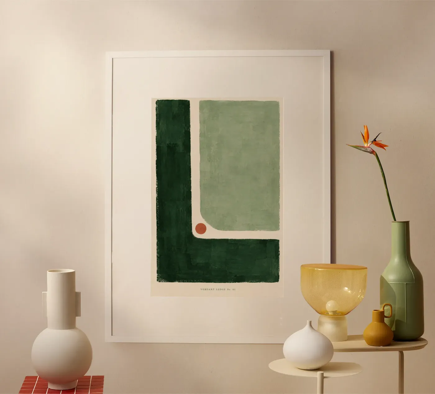 Verdant Ledge No. 01 poster da GEOMETRIC STUDIO
