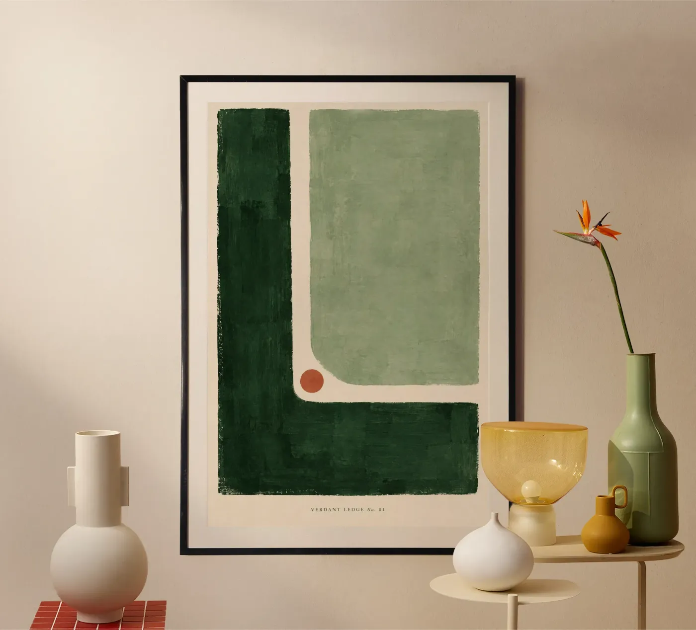 Verdant Ledge No. 01 poster da GEOMETRIC STUDIO