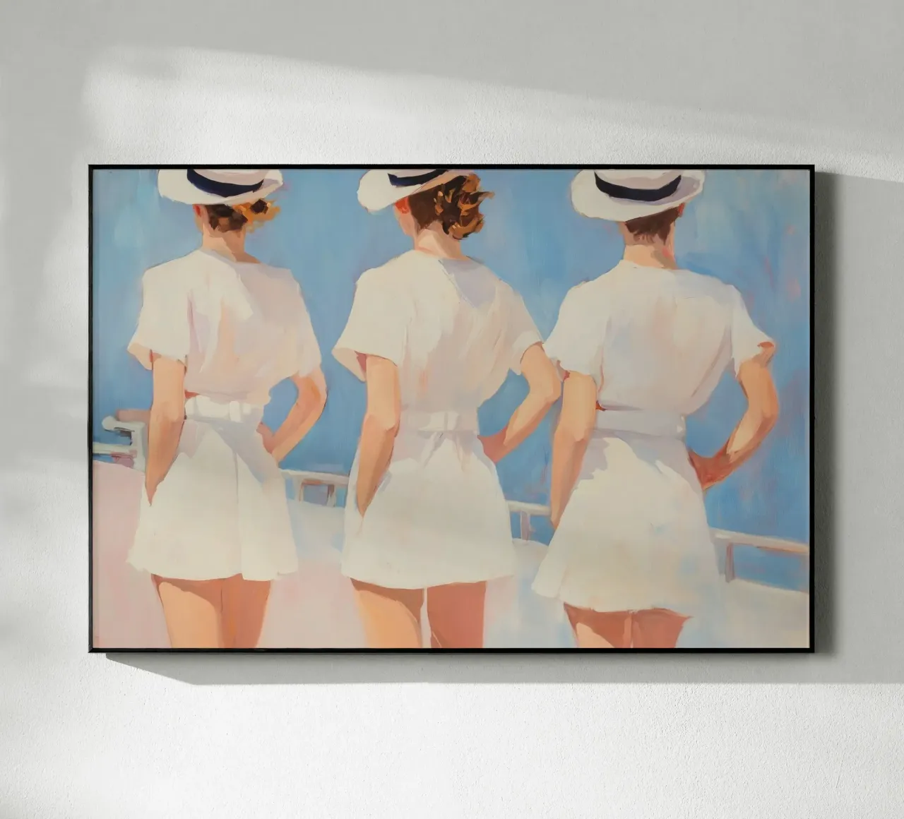 Tre donne plexiglass da Melloi Art Print