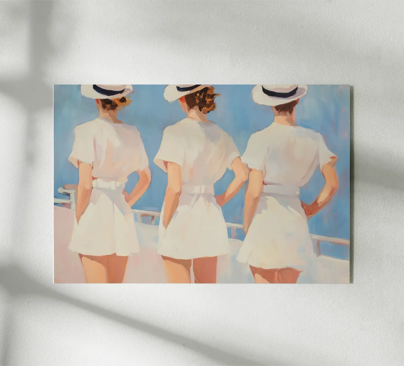 Tre donne plexiglass da Melloi Art Print