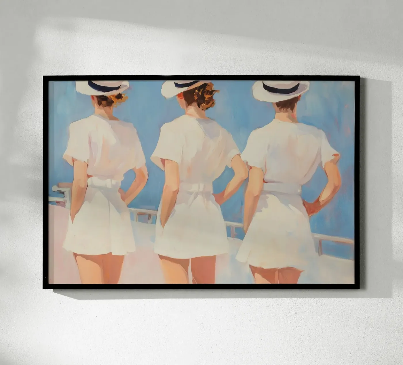 Drie vrouwen poster van Melloi Art Print