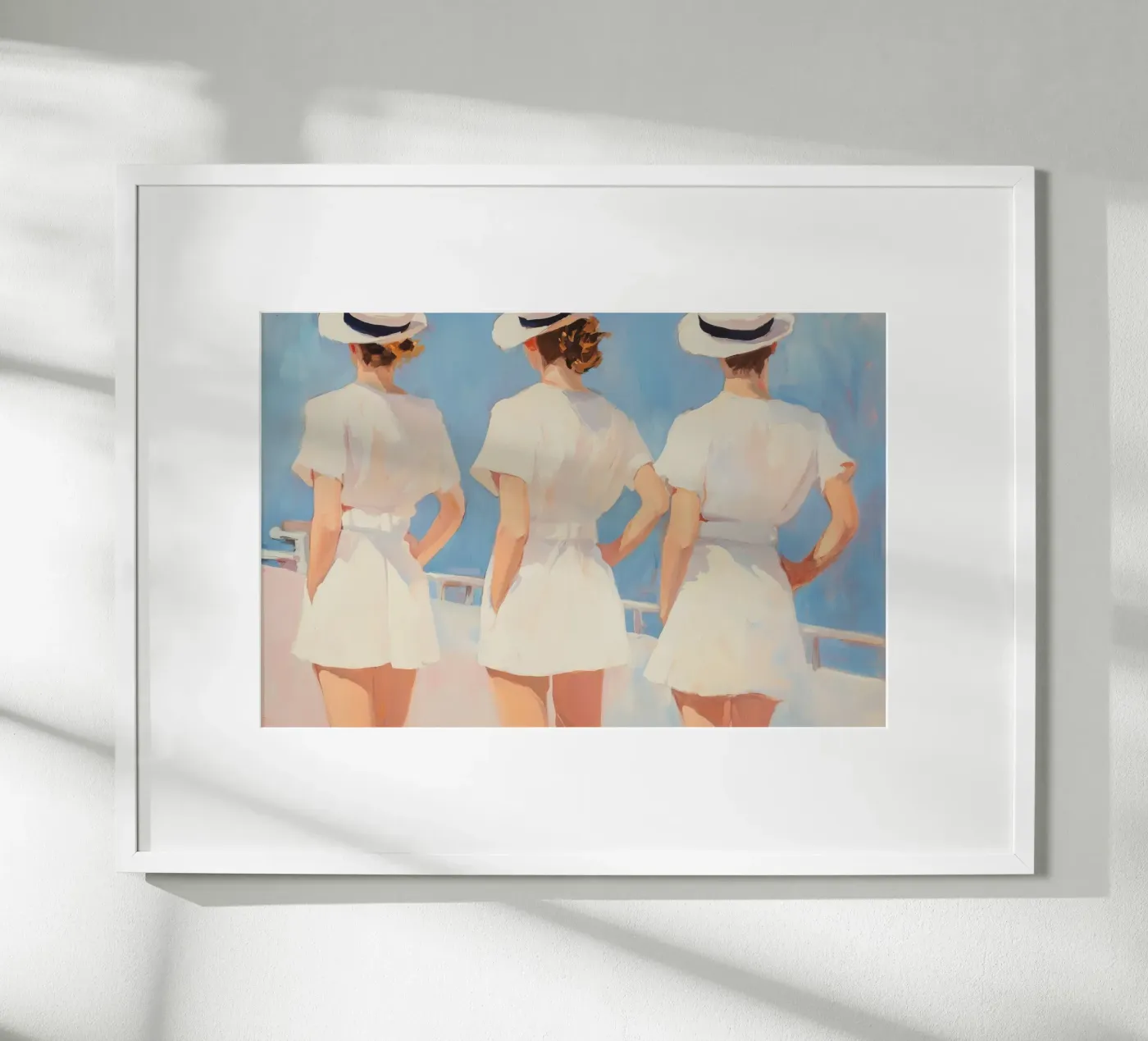 Drie vrouwen poster van Melloi Art Print
