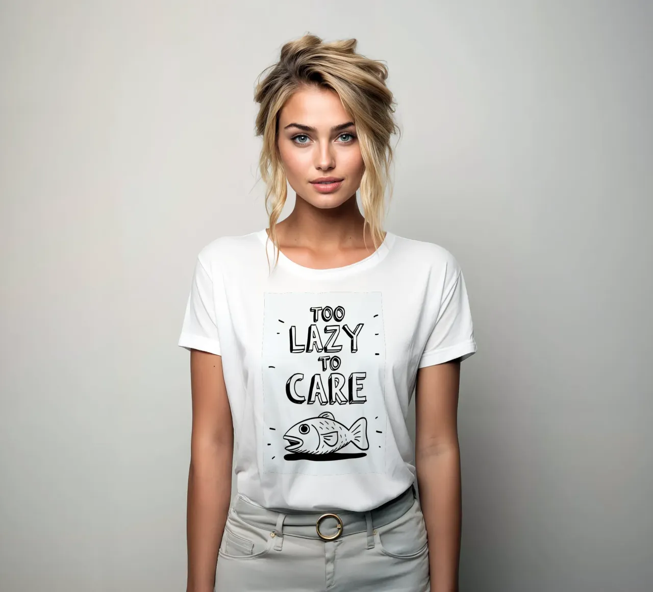 Too Lazy t-shirt da donna da aryamularama