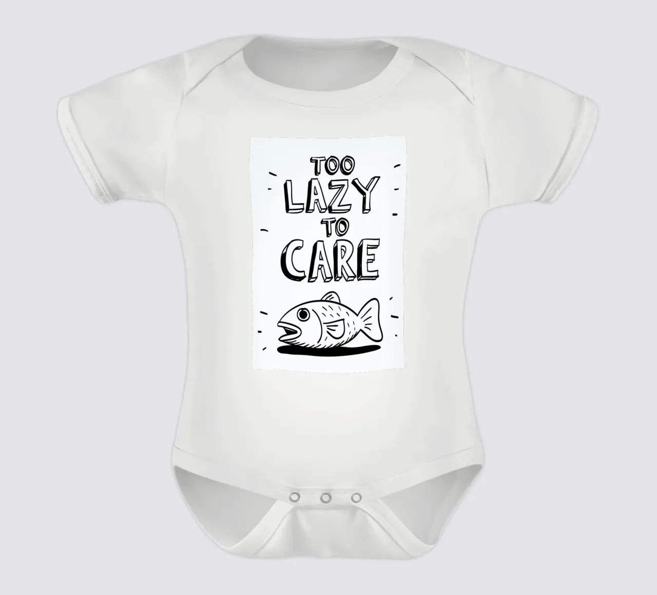 Too Lazy body neonato maniche corte da aryamularama