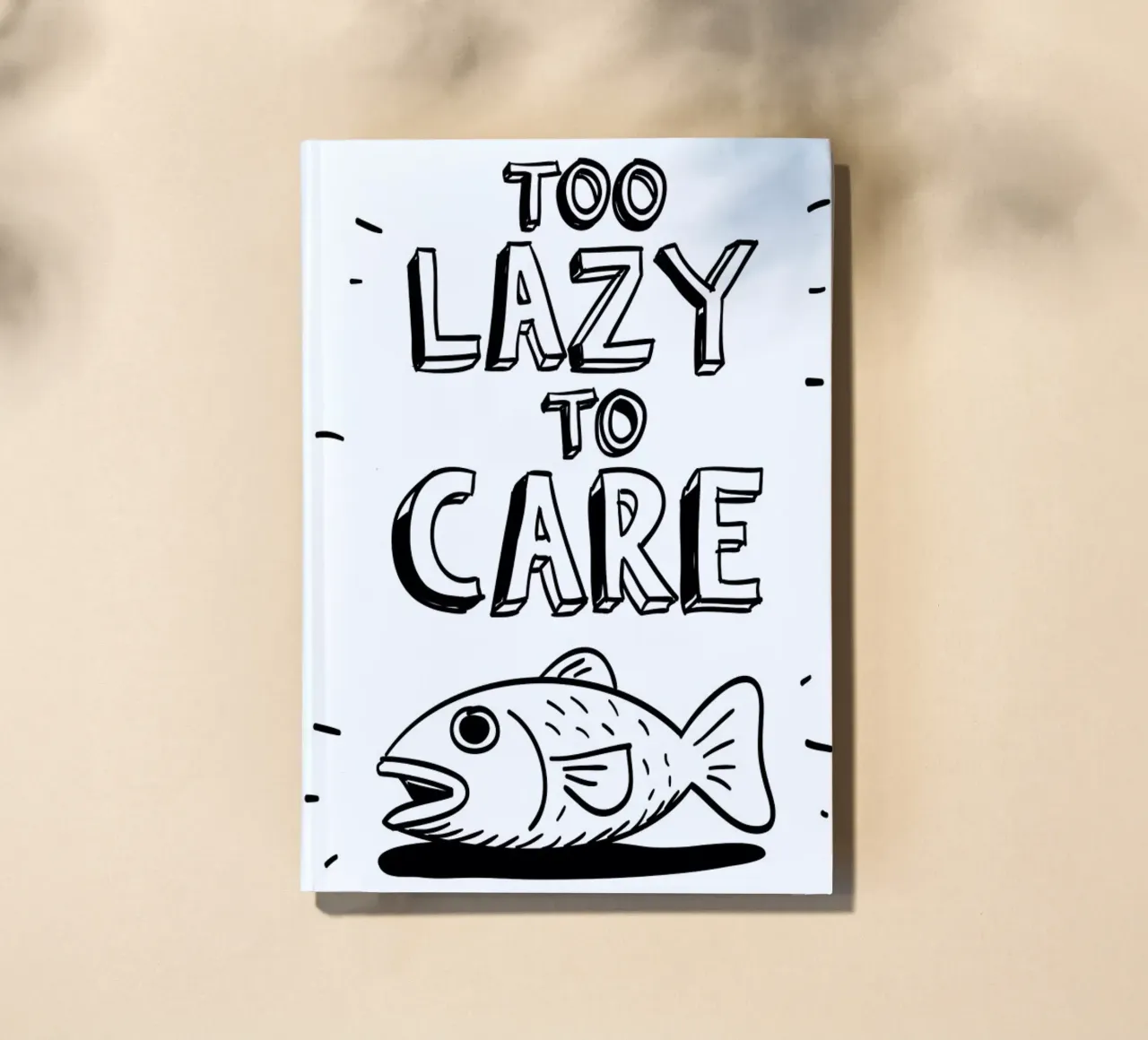Too Lazy Notizbuch von aryamularama