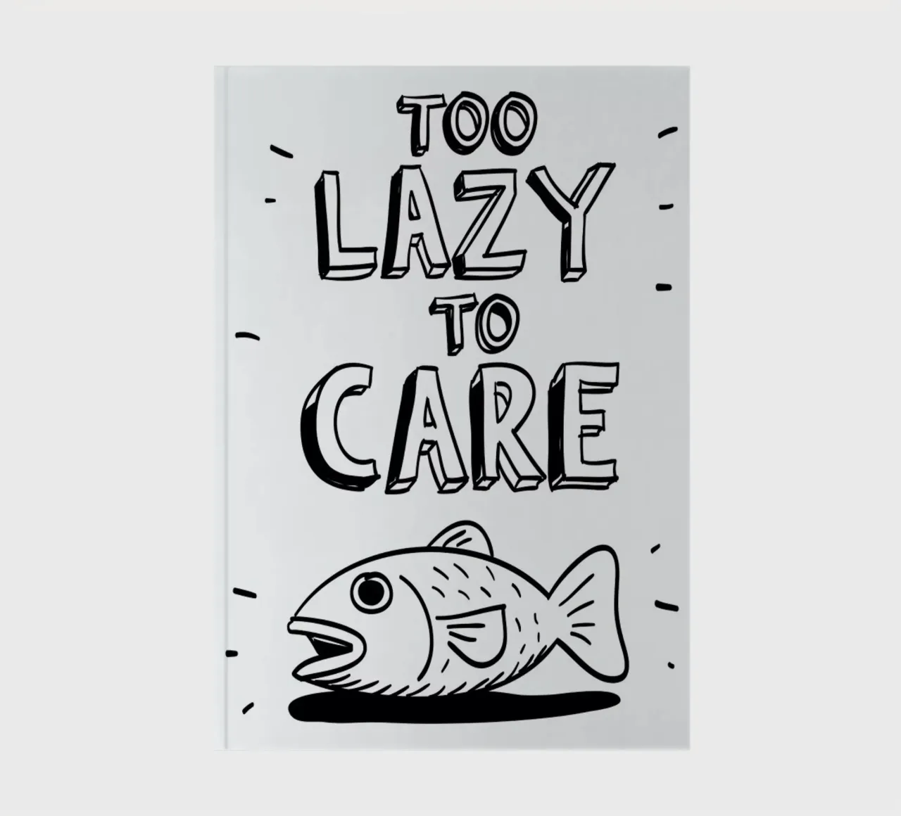 Too Lazy Notizbuch von aryamularama