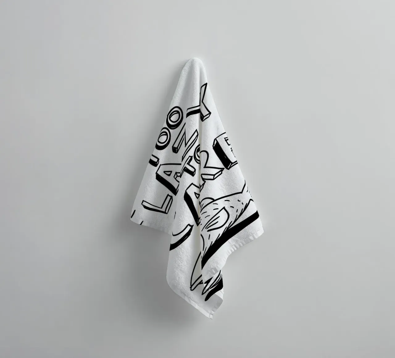 Too Lazy asciugamano da bagno da aryamularama