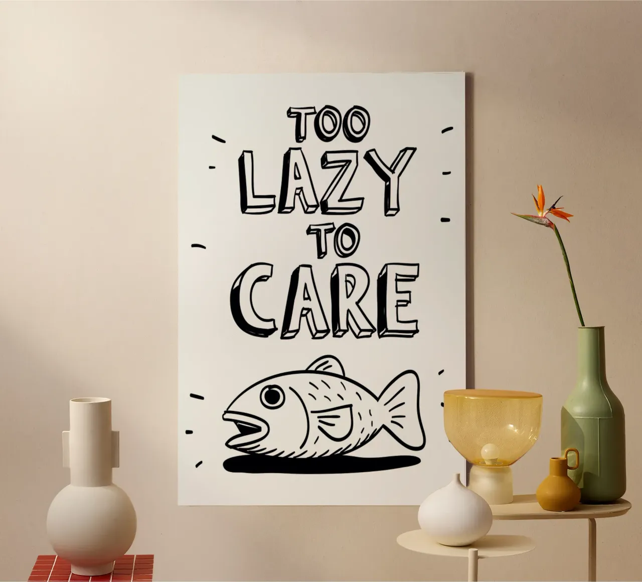 Too Lazy tela da aryamularama