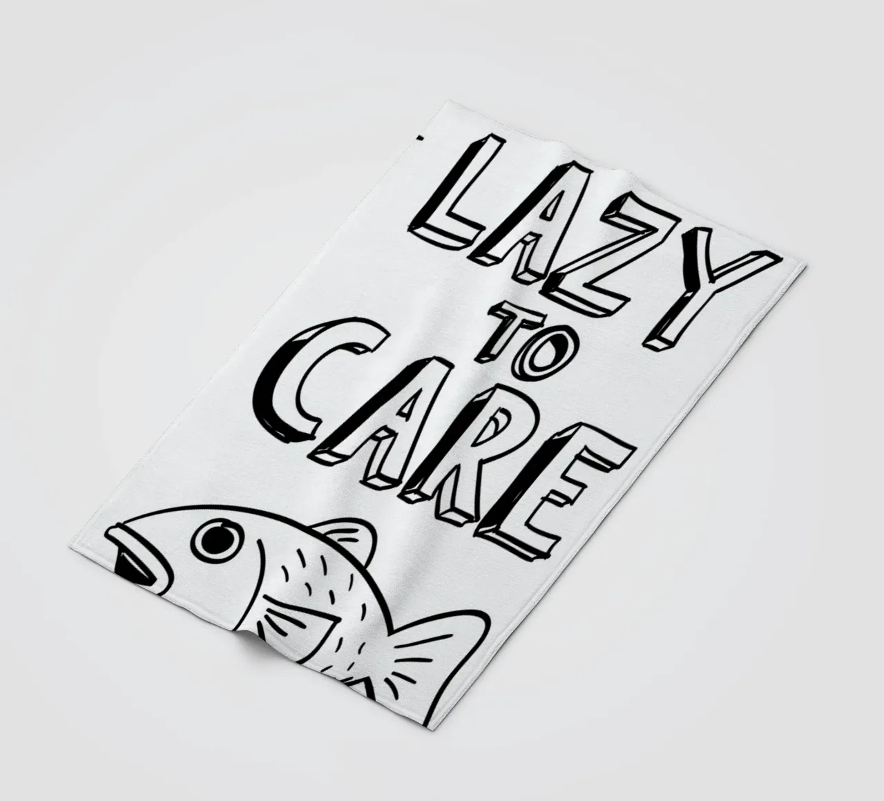 Too Lazy coperta in pile da aryamularama