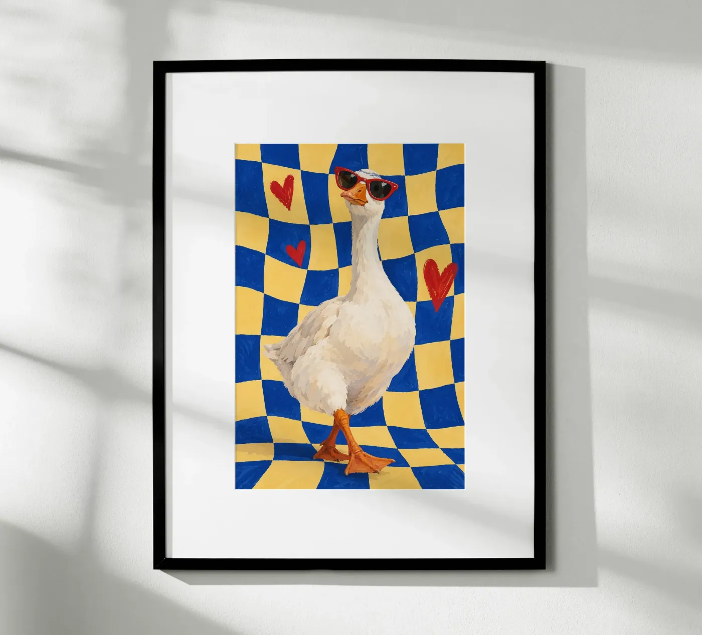 dancing Gans poster van Alina